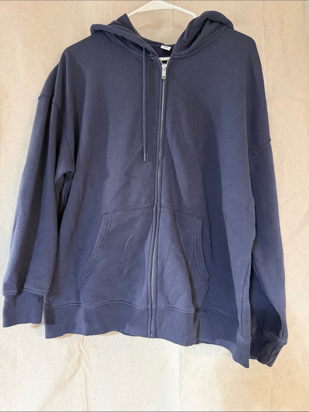Old Navy Navy Zip-Up Hoodie with Hood
